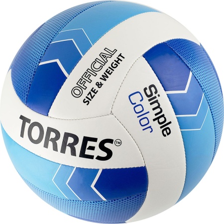 Купить Мяч волейбольный Torres Simple Color любительский р.5 в Топках 
